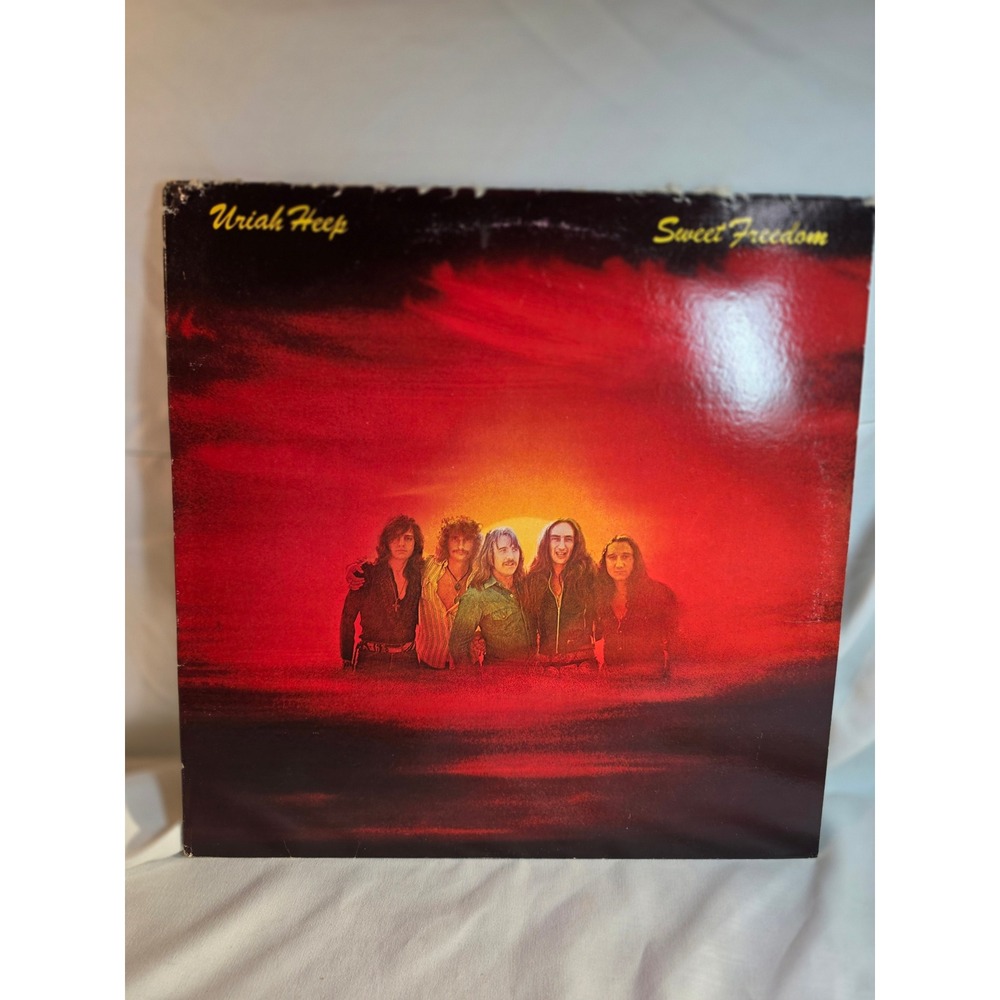 Uriah Heep Sweet Freedom Vinyl LP 1973 Chrysalis CHR 1208 Hard Rock Stealin